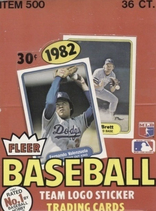 Unopened Box of 1982 Fleer Baseball Cards Unopened Box of 1982 Fleer Baseball Cards