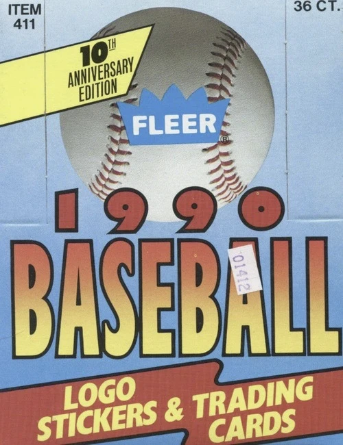 Unopened Box of 1990 Fleer Baseball Cards