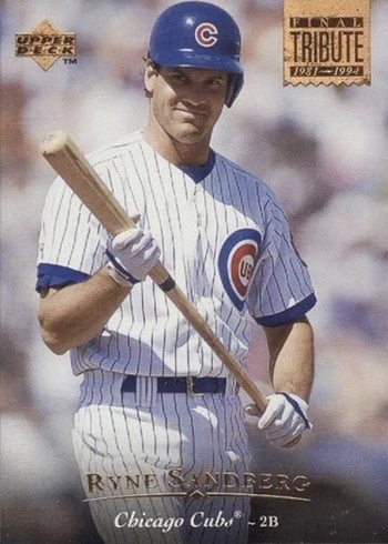 1995 Upper Deck #447 Ryne Sandberg Baseball Card