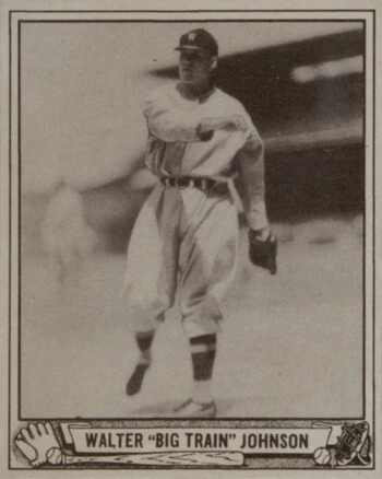 1940 Play Ball #120 Walter Johnson Baseball Card 1940 Play Ball #120 Walter Johnson Baseball Card
