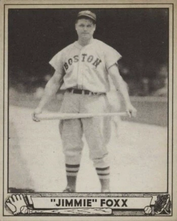 1940 Play Ball #133 Jimmie Foxx Baseball Card 1940 Play Ball #133 Jimmie Foxx Baseball Card