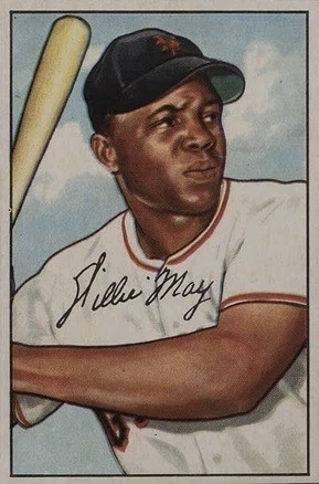 1952 Bowman #218 Willie Mays Baseball Card 1952 Bowman #218 Willie Mays Baseball Card