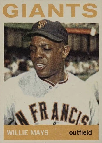 1964 Topps #150 Willie Mays Baseball Card 1964 Topps #150 Willie Mays Baseball Card