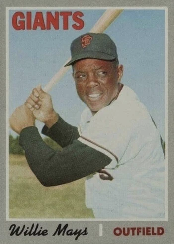1970 Topps #600 Willie Mays Baseball Card 1970 Topps #600 Willie Mays Baseball Card