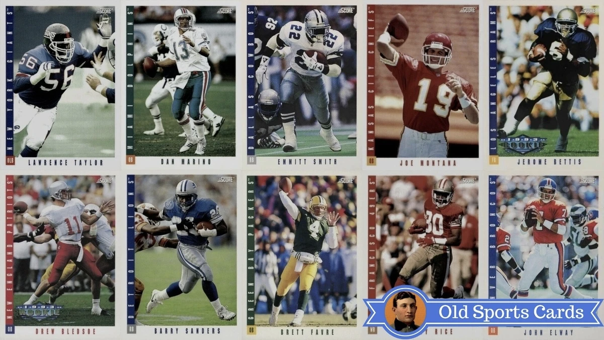 The Most Valuable 1993 Score Football Cards