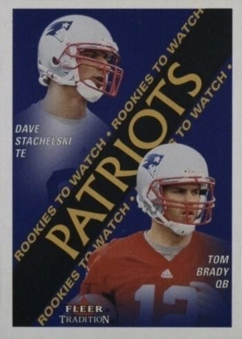 2000 Fleer Tradition #352 Tom Brady Rookie Card 2000 Fleer Tradition #352 Tom Brady Rookie Card