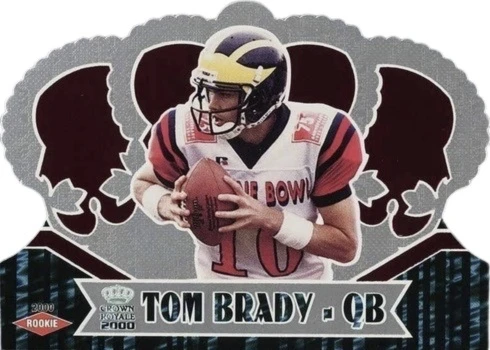 2000 Pacific Crown Royale #110 Tom Brady Rookie Card 2000 Pacific Crown Royale #110 Tom Brady Rookie Card