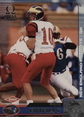 2000 Pacific Omega #191 Tom Brady Rookie Card 2000 Pacific Omega #191 Tom Brady Rookie Card