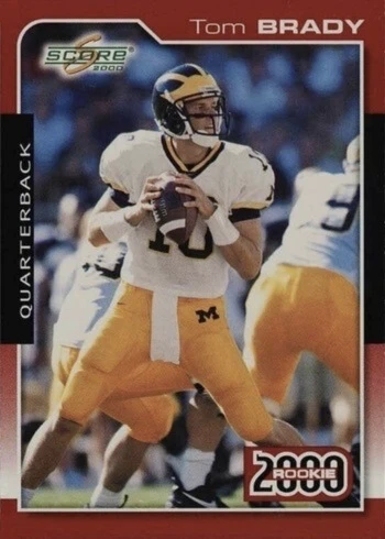 2000 Score #316 Tom Brady Rookie Card 2000 Score #316 Tom Brady Rookie Card