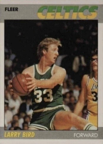 1987 Fleer #11 Larry Bird Basketball Card 1987 Fleer #11 Larry Bird Basketball Card
