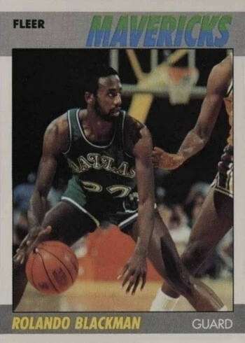 1987 Fleer #12 Rolando Blackman Basketball Card 1987 Fleer #12 Rolando Blackman Basketball Card