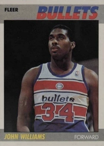1987 Fleer #122 John Williams Basketball Card 1987 Fleer #122 John Williams Basketball Card