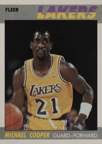 1987 Fleer #21 Michael Cooper Basketball Card 1987 Fleer #21 Michael Cooper Basketball Card