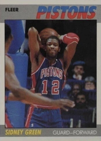 1987 Fleer #44 Sidney Green Basketball Card 1987 Fleer #44 Sidney Green Basketball Card
