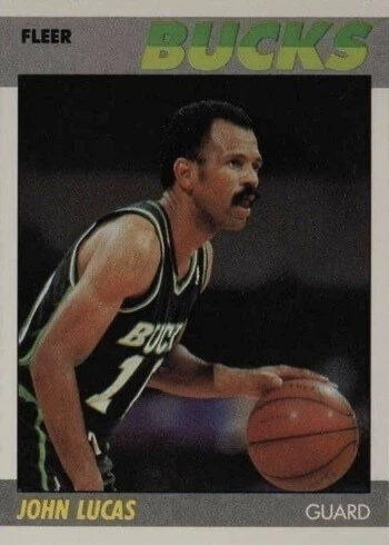 1987 Fleer #66 John Lucas Basketball Card 1987 Fleer #66 John Lucas Basketball Card