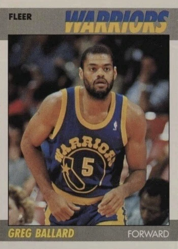 1987 Fleer #7 Greg Ballard Basketball Card 1987 Fleer #7 Greg Ballard Basketball Card