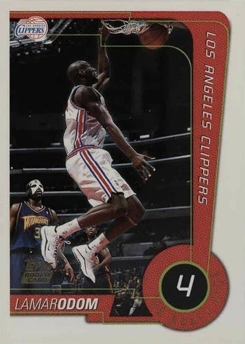 1999 Topps #231 Lamar Odom Rookie Card 1999 Topps #231 Lamar Odom Rookie Card