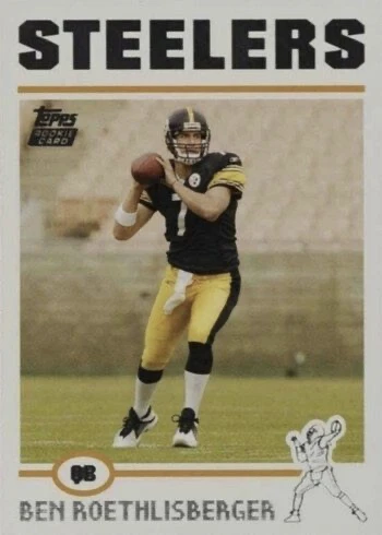 2004 Topps #311 Ben Roethlisberger Rookie Card
