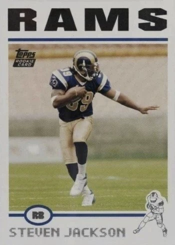 2004 Topps #325 Steven Jackson Rookie Card