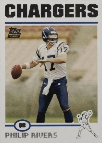 2004 Topps #375 Philip Rivers Rookie Card