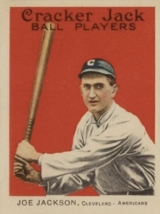1914 Cracker Jack #103 Joe Jackson Baseball Card