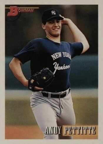 1993 Bowman #103 Andy Pettitte Rookie Card 1993 Bowman #103 Andy Pettitte Rookie Card