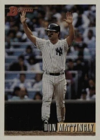 1993 Bowman #595 Don Mattingly Baseball Card 1993 Bowman #595 Don Mattingly Baseball Card
