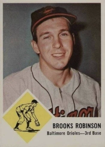 1963 Fleer #4 Brooks Robinson Baseball Card 1963 Fleer #4 Brooks Robinson Baseball Card