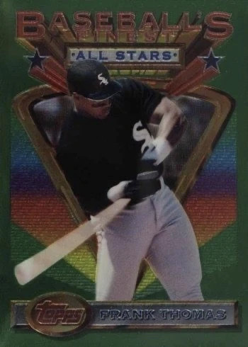 1993 Topps Finest #102 Frank Thomas Baseball Card 1993 Topps Finest #102 Frank Thomas Baseball Card