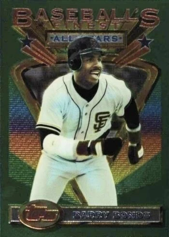 1993 Topps Finest #103 Barry Bonds Baseball Card 1993 Topps Finest #103 Barry Bonds Baseball Card