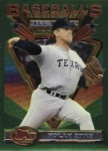 1993 Topps Finest #107 Nolan Ryan Baseball Card 1993 Topps Finest #107 Nolan Ryan Baseball Card