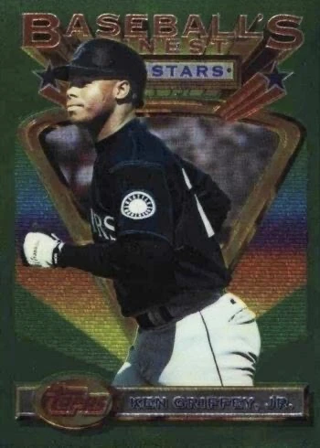 1993 Topps Finest #110 Ken Griffey Jr. Baseball Card 1993 Topps Finest #110 Ken Griffey Jr. Baseball Card