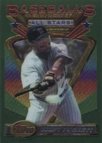 1993 Topps Finest #112 Kirby Puckett Baseball Card 1993 Topps Finest #112 Kirby Puckett Baseball Card