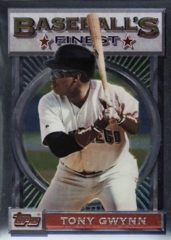 1993 Topps Finest #77 Tony Gwynn Baseball Card 1993 Topps Finest #77 Tony Gwynn Baseball Card