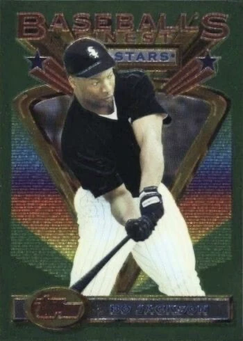 1993 Topps Finest #91 Bo Jackson Baseball Card 1993 Topps Finest #91 Bo Jackson Baseball Card