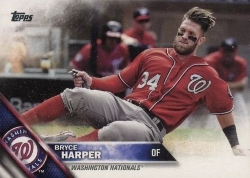 2016 Topps #100 Bryce Harper Baseball Card 2016 Topps #100 Bryce Harper Baseball Card