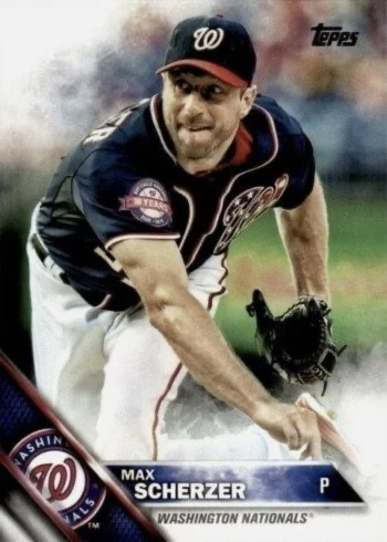 2016 Topps #209 Max Scherzer Baseball Card 2016 Topps #209 Max Scherzer Baseball Card