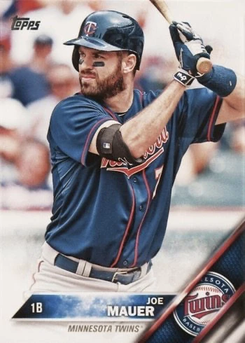 2016 Topps #286 Joe Mauer Baseball Card 2016 Topps #286 Joe Mauer Baseball Card