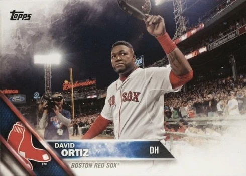 2016 Topps #400 David Ortiz Baseball Card 2016 Topps #400 David Ortiz Baseball Card