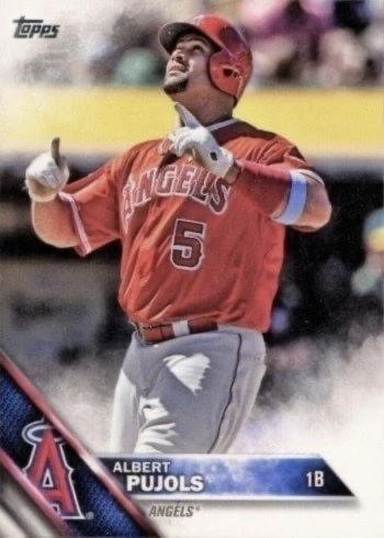 2016 Topps #500 Albert Pujols Baseball Card 2016 Topps #500 Albert Pujols Baseball Card