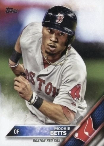 2016 Topps #84 Mookie Betts Baseball Card 2016 Topps #84 Mookie Betts Baseball Card