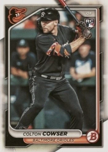 2024 Bowman #31 Colton Cowser Rookie Card 2024 Bowman #31 Colton Cowser Rookie Card