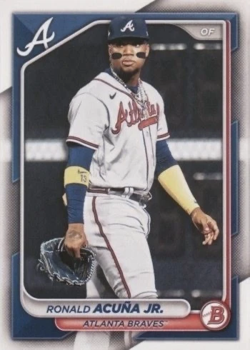 2024 Bowman #32 Ronald Acuna Jr. Baseball Card 2024 Bowman #32 Ronald Acuna Jr. Baseball Card