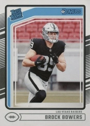 2024 Donruss #394 Brock Bowers Rookie Card