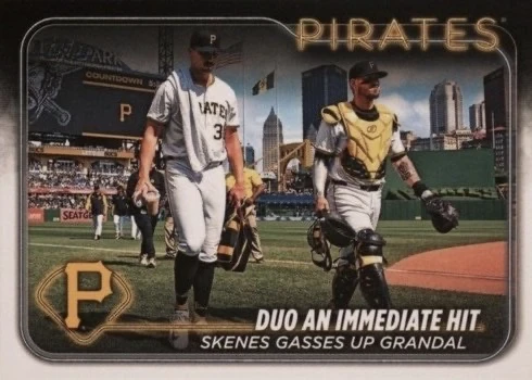2024 Topps Update #US160 Paul Skenes and Yasmani Grandal Baseball Card