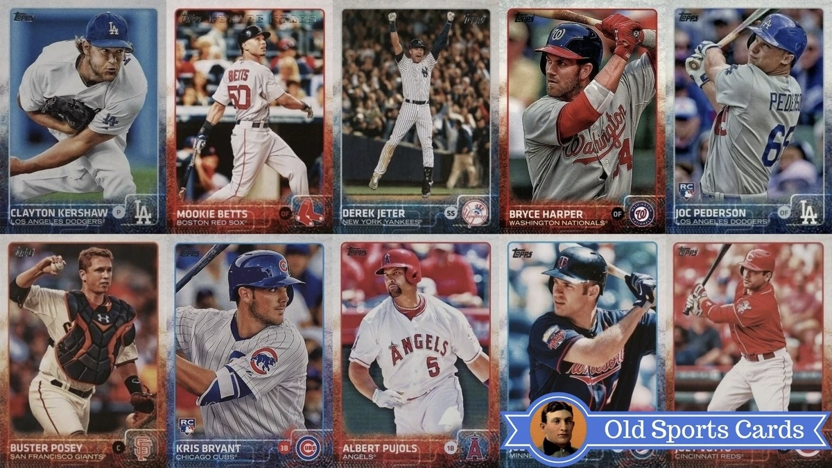 冬ギフト  15 Cards Sports Old - Cards Baseball Topps 2015 Valuable Most その他