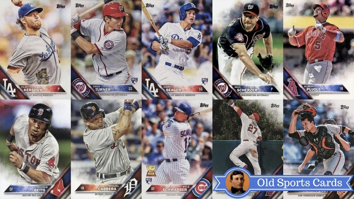 Most Valuable 2016 Topps Baseball Cards Most Valuable 2016 Topps Baseball Cards