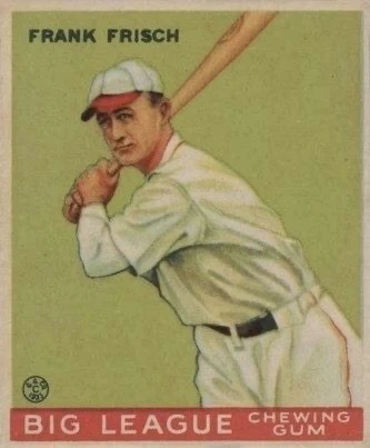 1933 Goudey #49 Frank Frisch Baseball Card