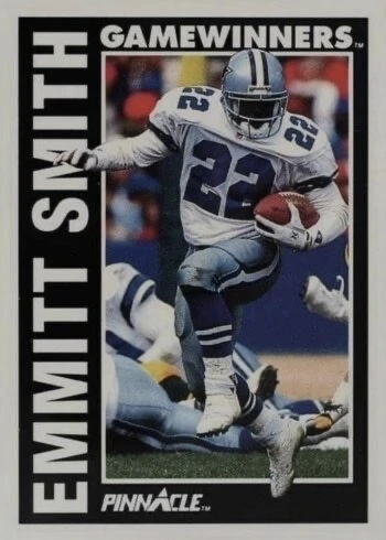 1991 Pinnacle #364 Game Winners Emmitt Smith Football Card