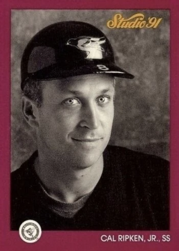 1991 Studio #9 Cal Ripken Jr. Baseball Card